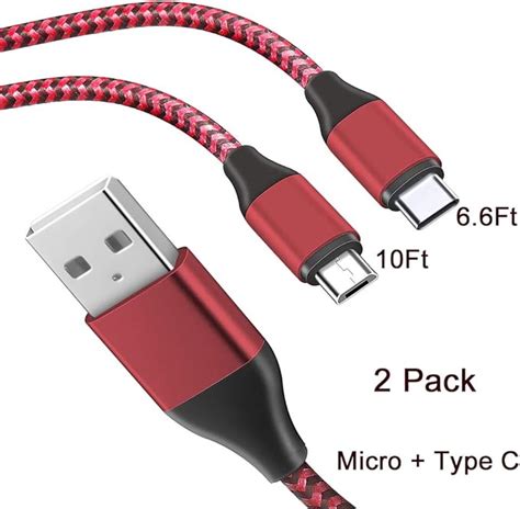 Amazon.com: New Fire 10 Charger Cable,Kindle Braided USB Charging Cord ...