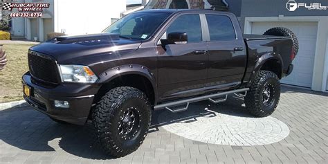 Dodge Ram 1500 Fuel Revolver D525 Wheels Matte Black & Milled