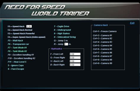 Need For Speed World Cheat Engine | Simplifying No-Fuss Systems In Need For Speed World Cheat Engine