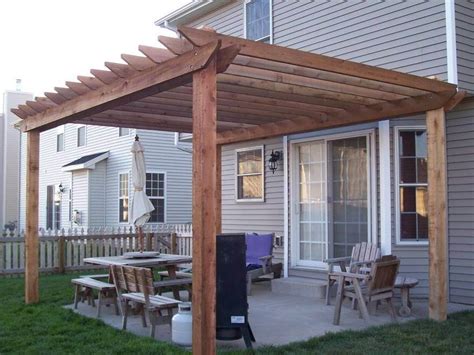 Simple Pergola Attached to House 2 – Pergola Gazebos: