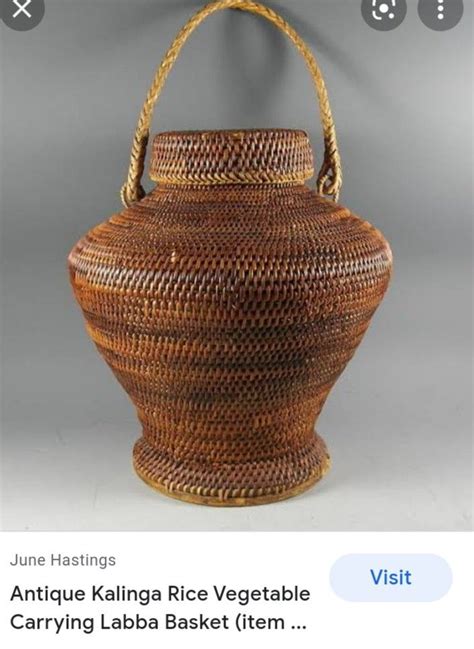 Labba basket of Kalinga | Basket, Coiled baskets, Antiques