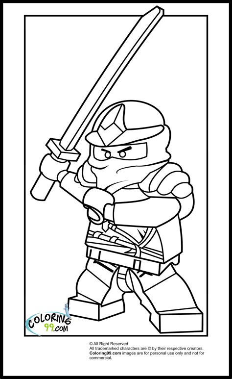 LEGO Ninjago Zane Coloring Pages | Minister Coloring