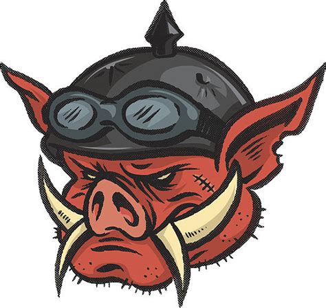 Drawing Of Razorback Hog Illustrations, Royalty-Free Vector Graphics ...