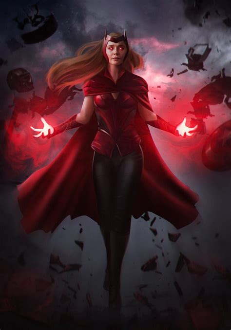 Wanda Maximoff Art Print | Etsy in 2021 | Scarlet witch marvel, Marvel girls, Scarlet witch