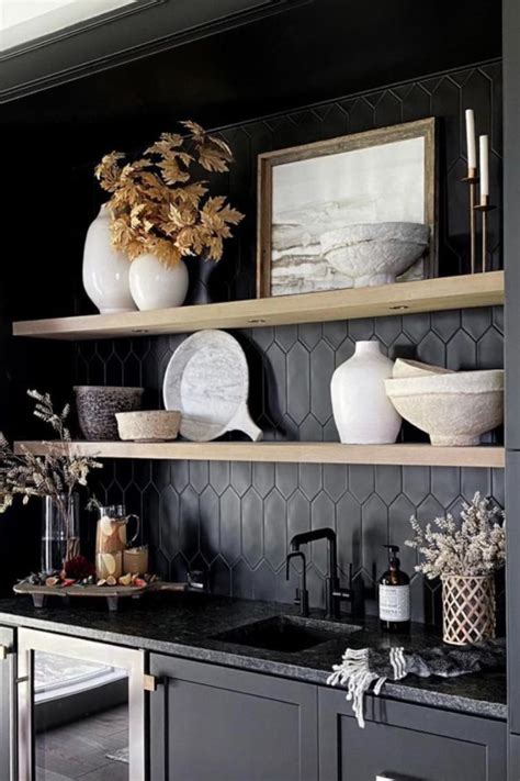 Kitchen Shelf Decor, Kitchen Shelves, Open Shelves, Open Shelving In The Kitchen Modern, Kitchen ...