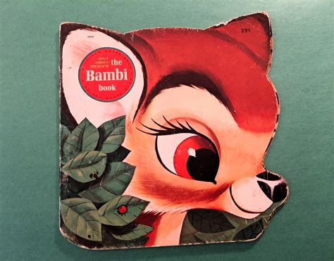 The Bambi Book Walt Disney Studios Adapted by Mel Crawford A Golden Shape Book Copyright 1966 ...