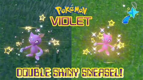 Pokémon Violet: DOUBLE SHINY SNEASEL (1 MARKED) WITHIN FIRST 11 MINUTES ...