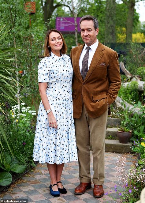 Succession's Matthew Macfadyen cosies up to wife Keeley Hawes ...