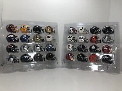 VTG Riddell NFL Pocket Pro Mini Helmet Complete Set (32 Helmets) AFC ...