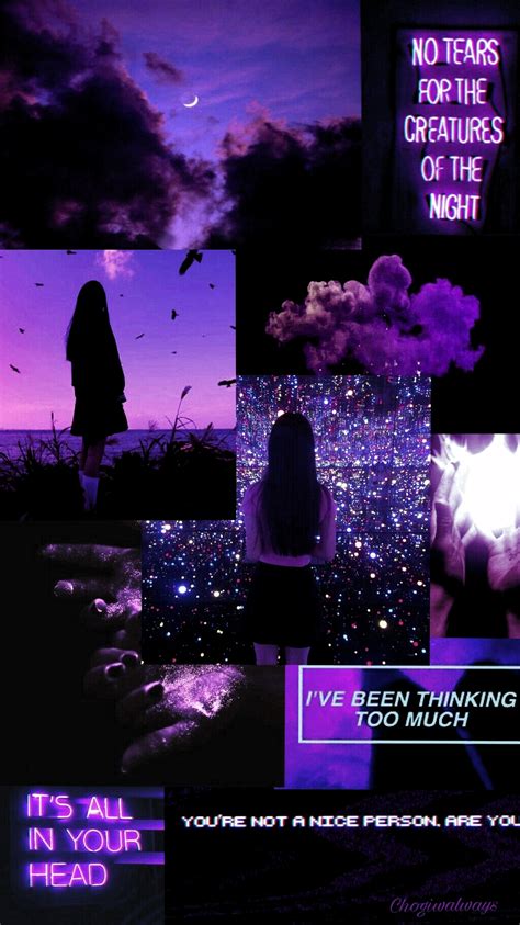 Dark Purple Aesthetic Wallpaper Hd - Draw-site