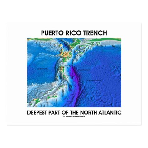 Puerto Rico Trench Deepest Part Of The N. Atlantic Postcard | Zazzle