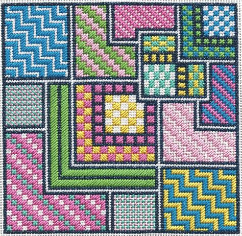 tons of needlepoint stitch guides suitable for plastic canvas - (free pdf charts) | Bargello ...