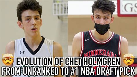 EVOLUTION of CHET HOLMGREN: From Unknown Freshman to Future #1 NBA ...