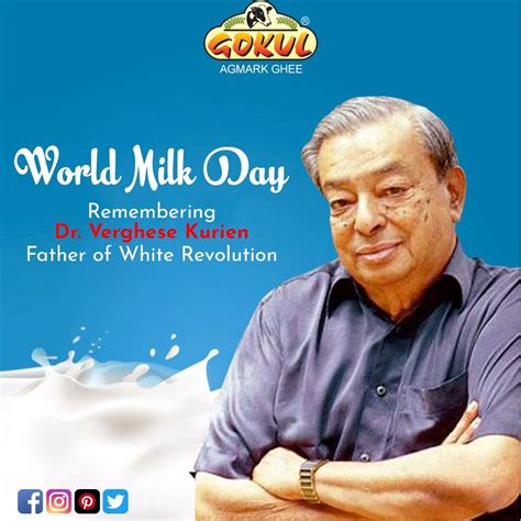 This day marks the birth anniversary of Verghese Kurien, the Father of White Revolution in India ...