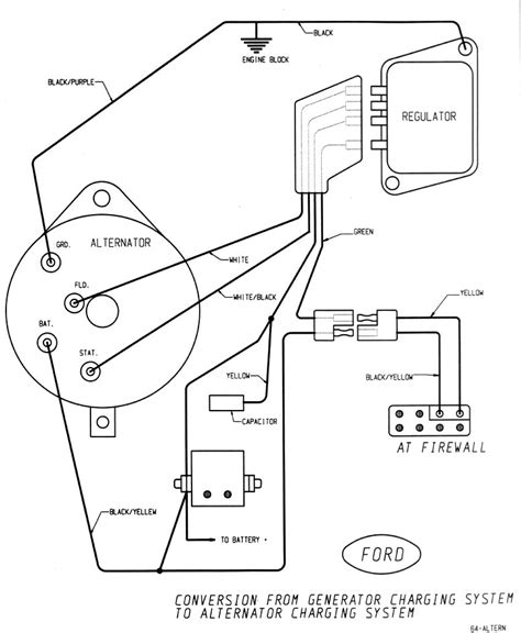 1962 Galaxie wiring diagram (regulator/alternator?) | Ford Muscle Cars ...