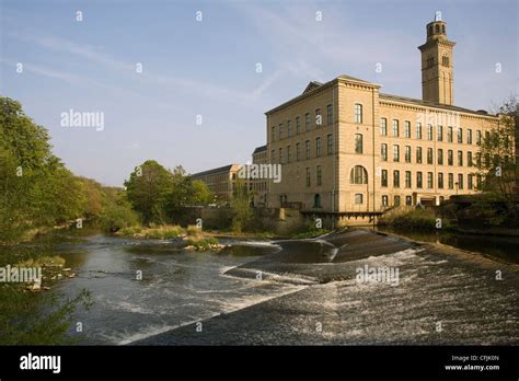 Salts Mill, UNESCO World Heritage Site, Saltaire, near Bradford, Yorkshire, England, United ...