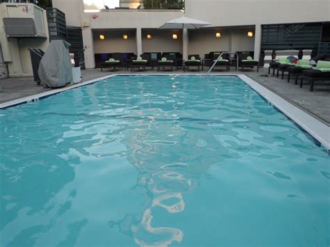 THE POOL AT SOFITEL, LOS ANGELES AT BEVERLY HILLS, CALIFORNIA – HotelSwimmingPools.com