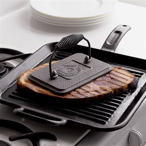 Lodge ® Cast Iron Grill Pan | Crate and Barrel