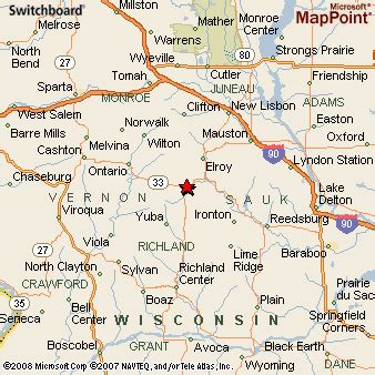 Hillsboro, Wisconsin Area Map & More