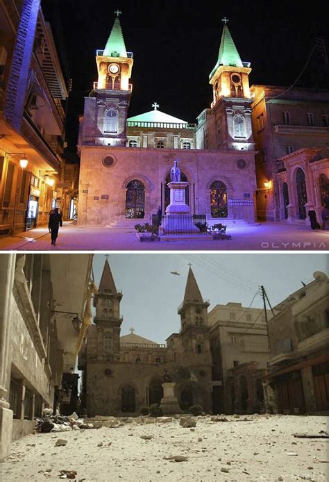 30 Before And After Pics Of Aleppo Reveal What War Did To Syria’s ...