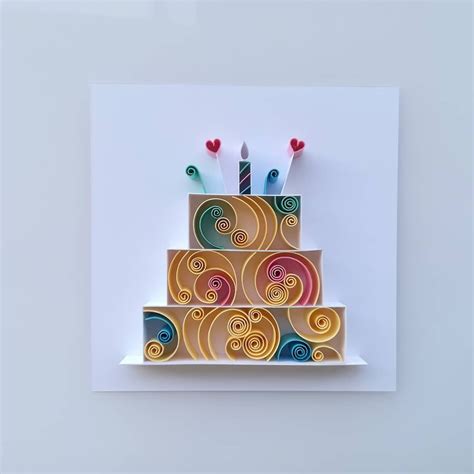 Pin on quilled birthday