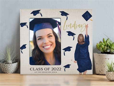 Custom Graduation Frame Personalized Graduation Gift for Her - Etsy