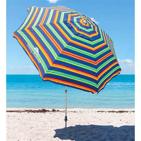 Tommy Bahama 8-ft Beach Umbrella, Striped - Walmart.com - Walmart.com