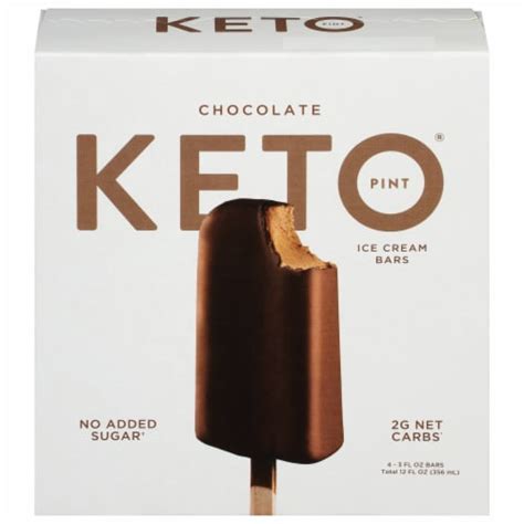 Keto Pint Chocolate Ice Cream Bars, 4 pk - Ralphs