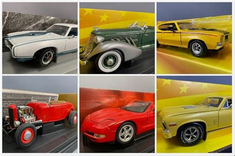 6 Ertl Collectables Diecast Model Cars