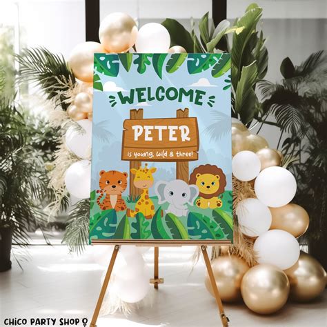 Kids Birthday Sign Welcome Sign Kids Editable Sign Decor Party Sign Template Editable Sign ...