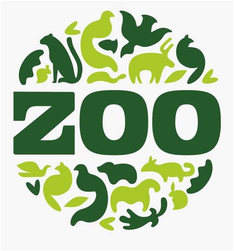 Zoo Logo with Animal Silhouettes