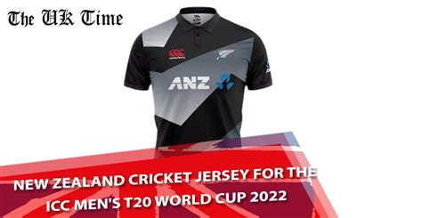 New Zealand Cricket Jersey for the ICC Men's T20 World Cup 2022 | The UK Time