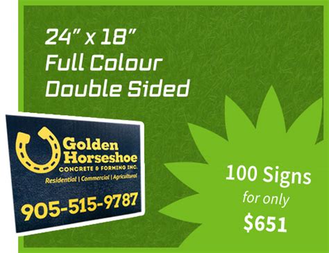 Lawn Signs | Custom design and printing. Durable and affordable yard signs.