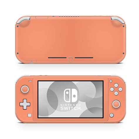 ZOOMHITSKINS Nintendo Switch Lite Skin Vinyl Stickers, Orange Color ...