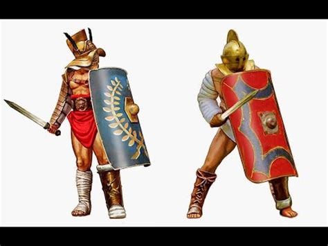 Gladiators - Types Classes and Equipment - YouTube