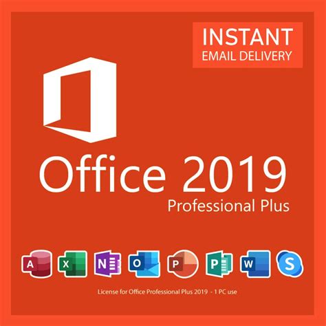 Microsoft office 2019 professional plus - download link+ key genuine ...