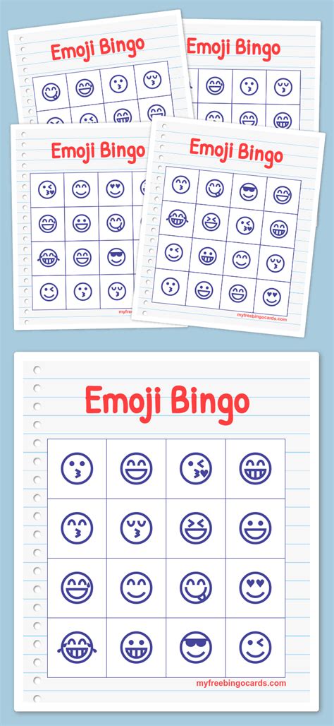 Emoji Bingo Office Party Games, Slumber Party Games, Sleepover, Emoji Birthday Party, Emoji ...