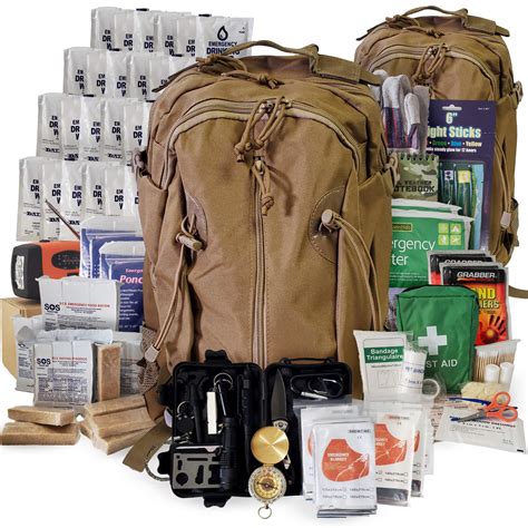 4 Person Emergency Kit / Survival Backpack For 72 Hours - Sirius Survival