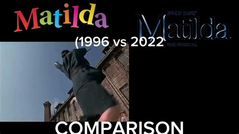 Matilda (1996) Vs Matilda The Musical (2022) | Amanda Thripp Pigtail ...