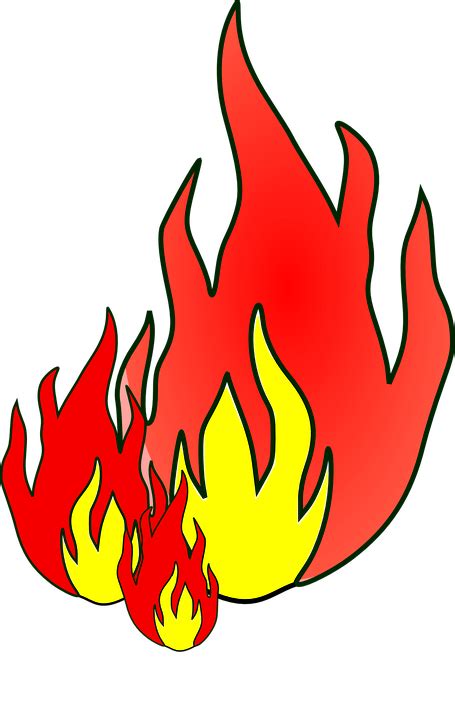Red Yellow Fire - Free vector graphic on Pixabay