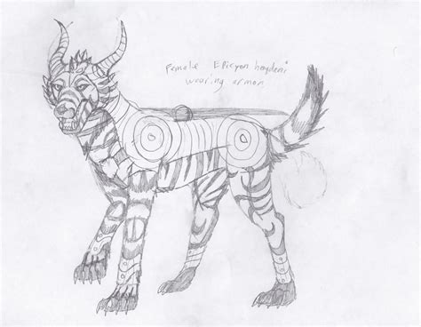 Concept Epicyon haydeni in armor by htfshimmer on DeviantArt