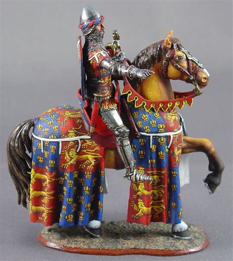 St. Petersburg Black Prince model figure miniature medieval knight king jousting | Medieval ...