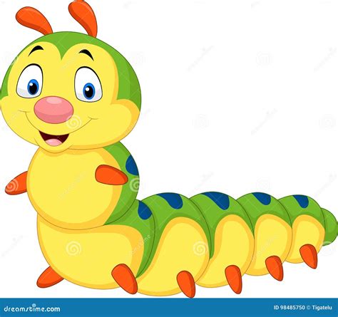 Cartoon Caterpillar Clip Art | CartoonDealer.com #84858449