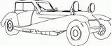 coloring Pages Printable cars 1960s Classic car sketch template