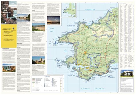 Pembrokeshire Coast National Park Map by Collins