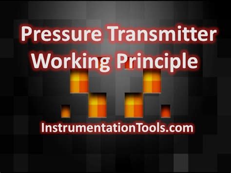 Pressure Transmitter Working Principle - YouTube