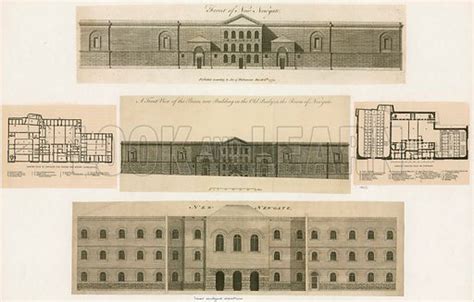 Design for Newgate prison stock image | Look and Learn