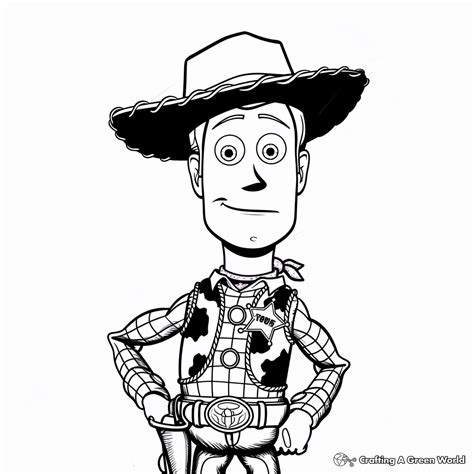 Woody Coloring Pages - Free & Printable!
