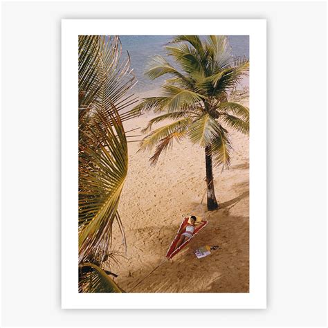 Caribe Hilton Beach - Slim Aarons Print