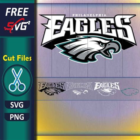 Philadelphia Eagles SVG free for Cricut